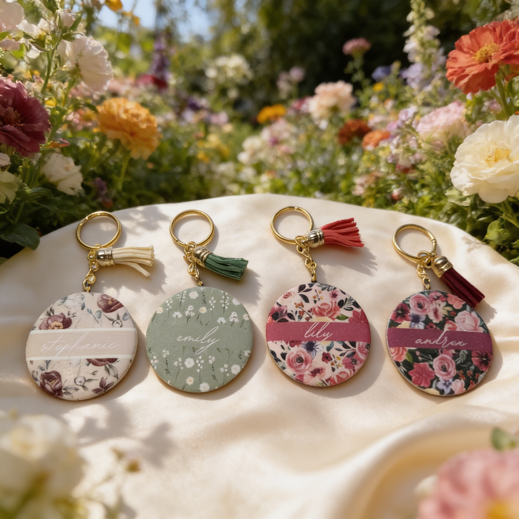 Pocket Mirror Keychain