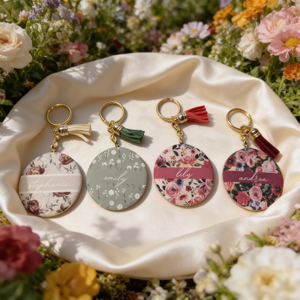 Pocket Mirror Keychain