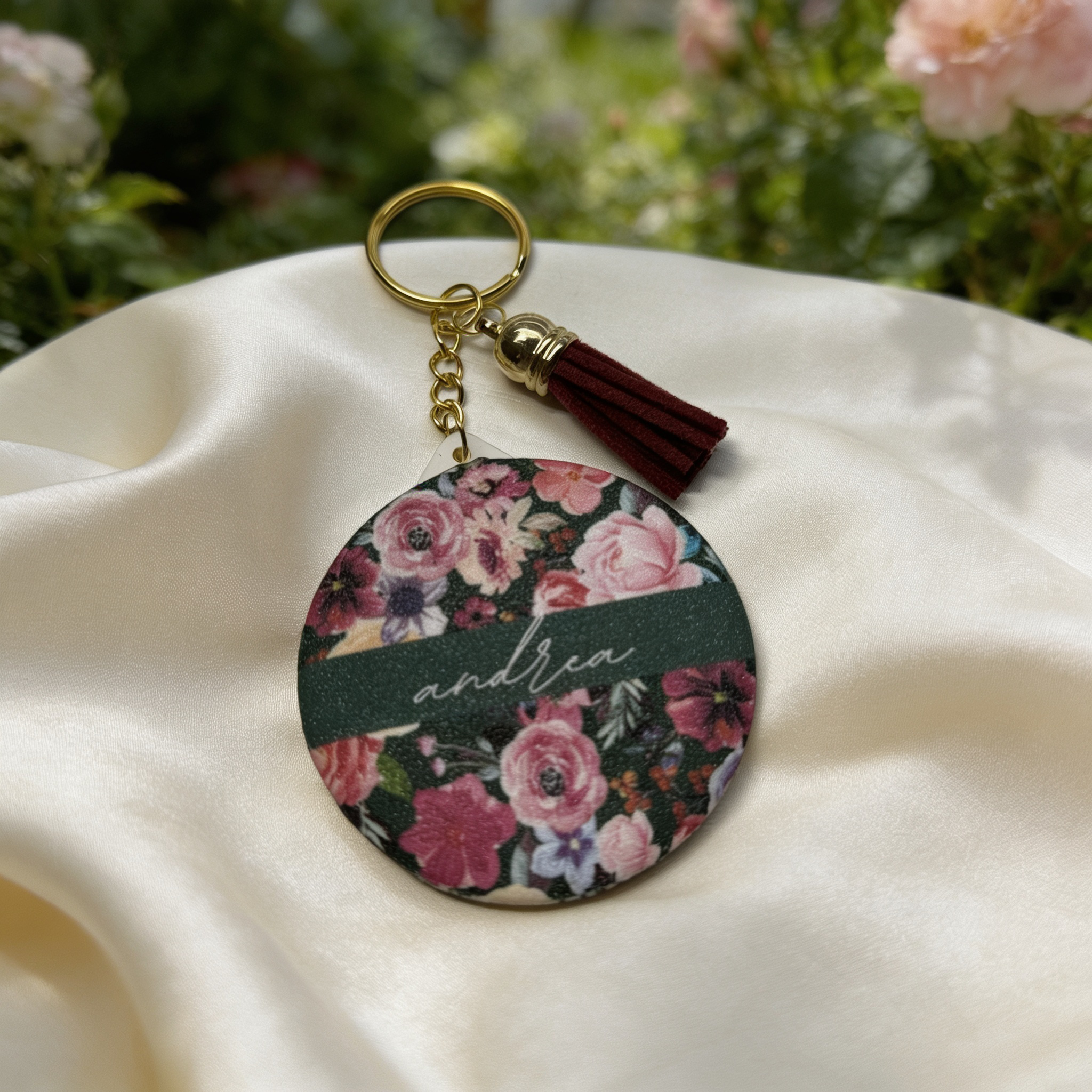 Pocket Mirror Keychain